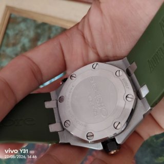 Audemars Piguet Reloj Verde/Plateado