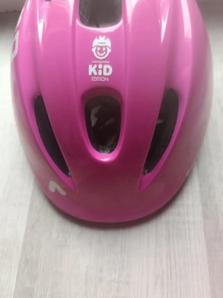 Casco infantil rosa