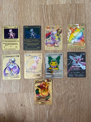 Lote Cartas Pokémon Charizard, Arceus, Dragonite