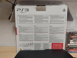 PlayStation 3 Slim 160GB + Caja + Mandos + Juegos