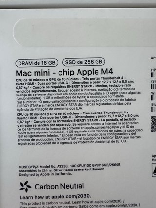 Mac Mini M4 Apple como nuevo