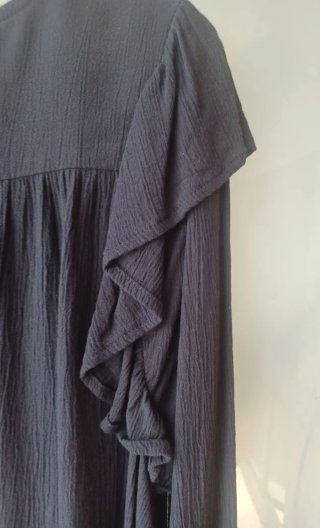 Blusa negra Mango Teen manga larga