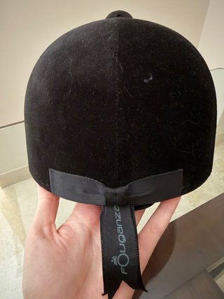 Casco infantil de hípica negro