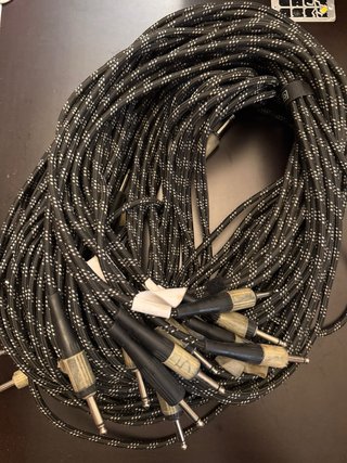 Lote 5 Cavi Jack 6,3mm 5m