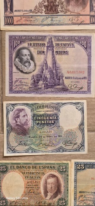 LOTE BILLETES DE ESPAÑA