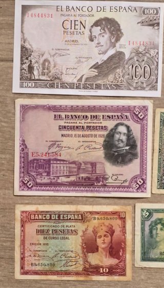 LOTE BILLETES DE ESPAÑA