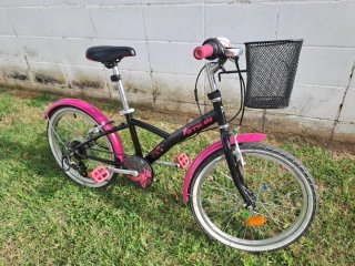 Bicicleta Infantil Decathlon Rosa 20"