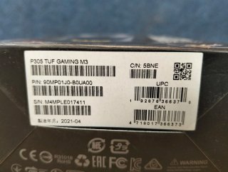 Ratón gaming ASUS TUF Gaming M3 7000 DPI