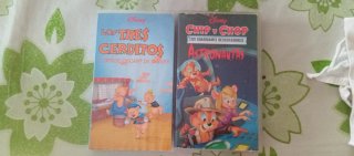 Lote 2 Películas VHS Disney: Los Tres Cerditos y C