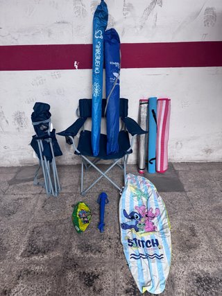 Pack Playa: Sillas, Sombrillas,esterillas,hinchabl
