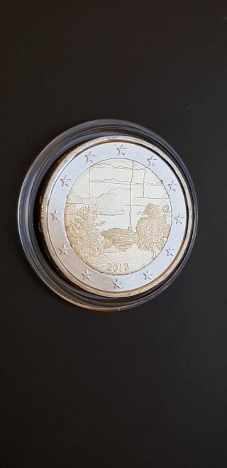 2€ Finlandia 2018 Cultura Sauna