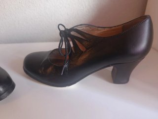 Zapatos Flamenco Profesionales Negros