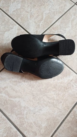Sandali neri eleganti n41