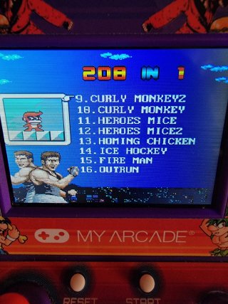 Mini cabinato My Arcade 208 giochi