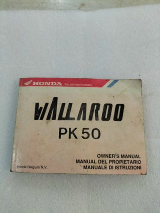 Manual Honda Wallaroo PK 50
