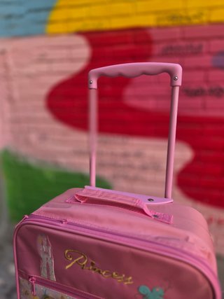 Maleta Infantil Princesas Disney Rosa