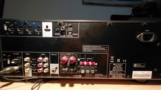 Receptor AV Pioneer VSX-229 y home cinema Denon