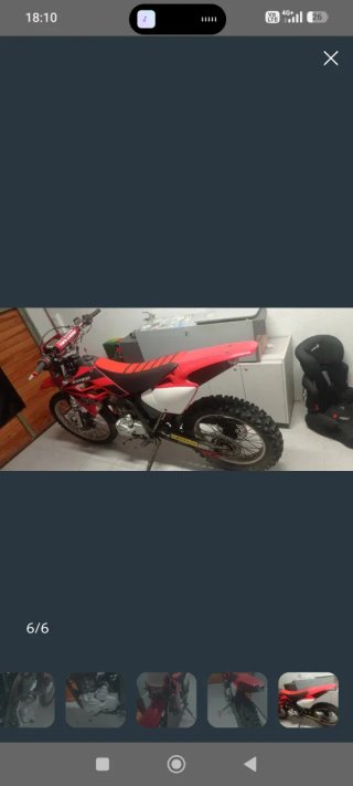 Gas Gas Pampera 125cc 4T 2007 Roja/Blanca