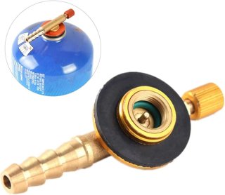 Válvula Reguladora y Adaptador de Gas para Camping