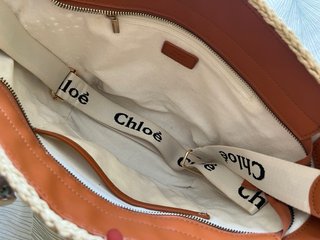 Bolso Capazo Chloe Beige y Marrón