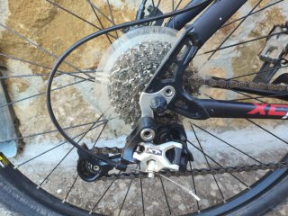 Bicicleta Merida XC MTB con Shimano deore XT