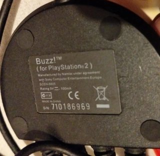 Pack Mandos Buzz PS2 + Juego Buzz El Gran Reto
