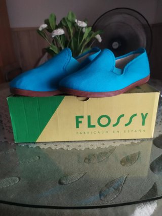 Zapatillas Flossy lona azul talla 35