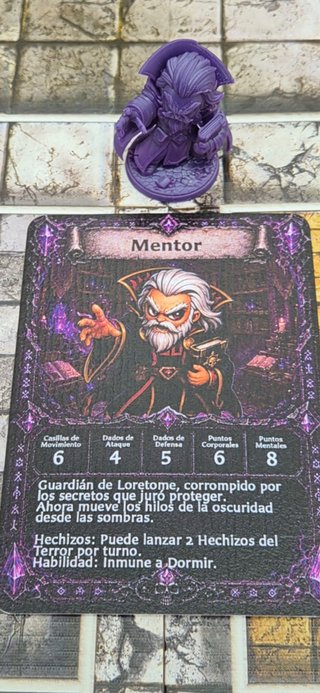 Pack Villanos Eteria K HeroQuest 8 Minis 20 Cartas