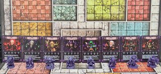Pack Villanos Eteria K HeroQuest 8 Minis 20 Cartas