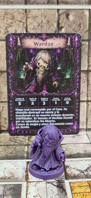 Pack Villanos Eteria K HeroQuest 8 Minis 20 Cartas