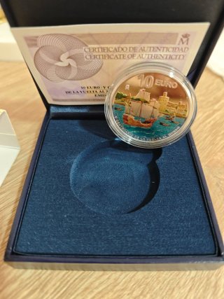 Moneda V Centenario Vuelta al Mundo 2022