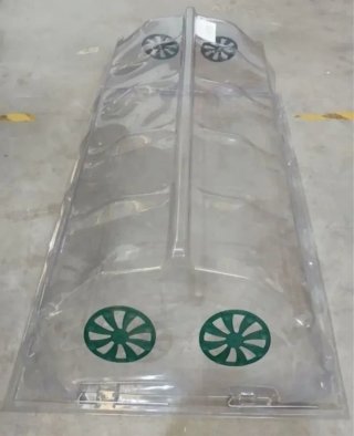 Gardiun Invernadero Túnel con Ventilación