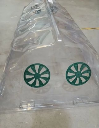 Gardiun Invernadero Túnel con Ventilación