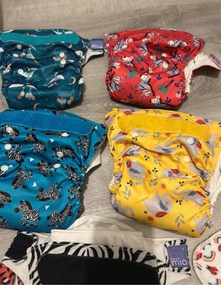 Lote bebe pañales reutilizables Bambino Mio