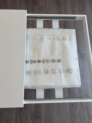 Tavolo allungabile bianco frassinato