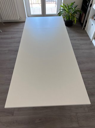 Tavolo allungabile bianco frassinato