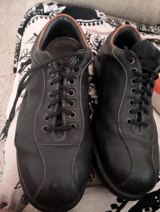 Zapatos Camper Negros Cordones