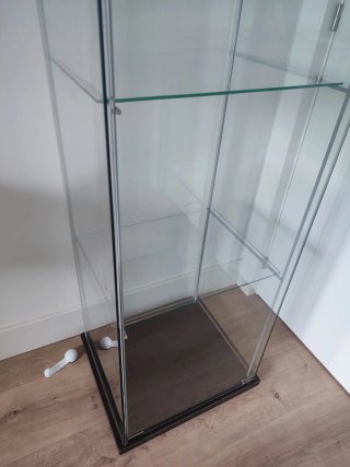 Vitrina expositora cristal Ikea Detolf