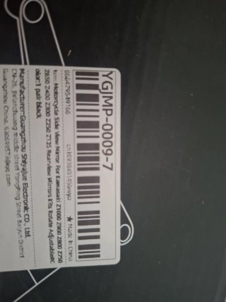 Retrovisores plegables Z900