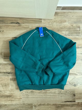 Bomber Adidas Verde Uomo