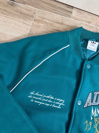 Bomber Adidas Verde Uomo
