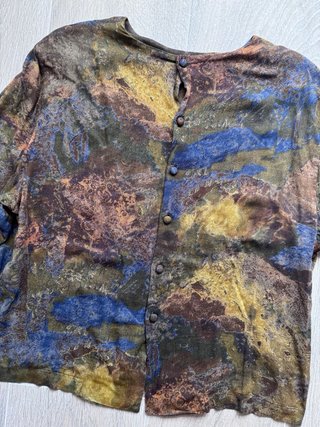 Camisa multicolor manga larga