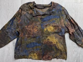 Camisa multicolor manga larga