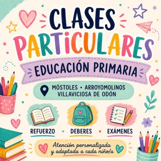 Clases particulares Infantil y Primaria.
