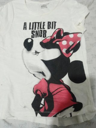 Camiseta Minnie Mouse A Little Bit Snob
