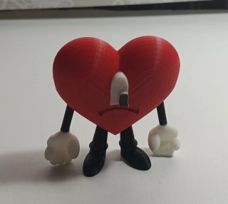 Figura Corazón Bad Bunny