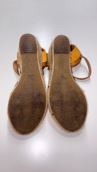 Sandalias cuña esparto y ante LAPIERCE