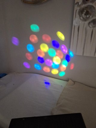 Efecto lumínico para fiestas