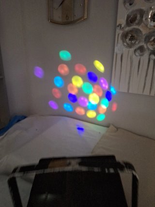 Efecto lumínico para fiestas