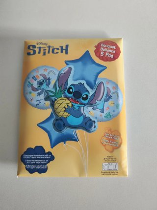 Globos de Stitch Disney - Set 5 Piezas